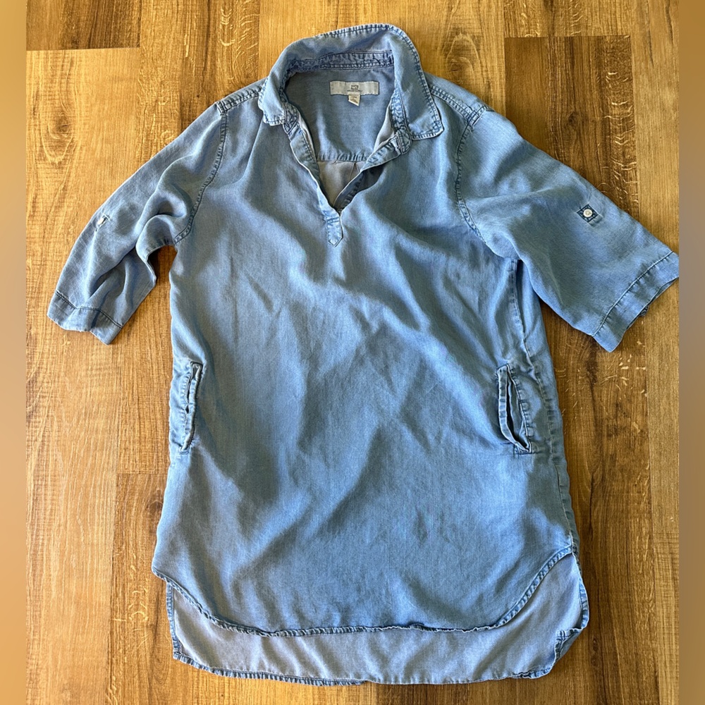 Thread + Supply Blue Jean High Low Tunic | Size Lg